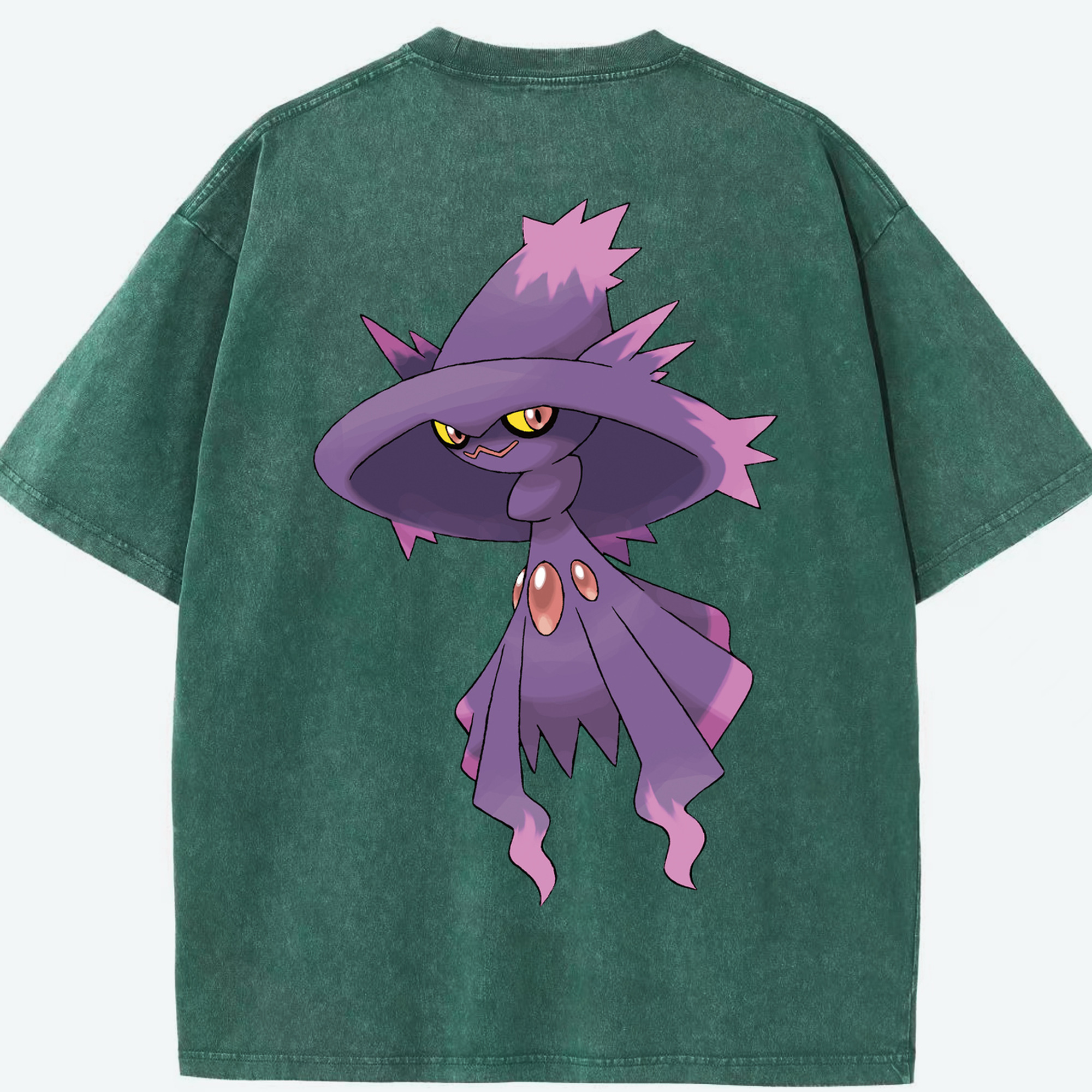 （画像用） ポケットモンスター Pokémon 綿100% ヴィンテージ風 半袖Tシャツ（背面プリント）